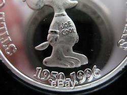 1-oz. 999 Silver Peanuts Gang Charlie Brown Still Joe Cool Snoopy Fun Coin+gold
