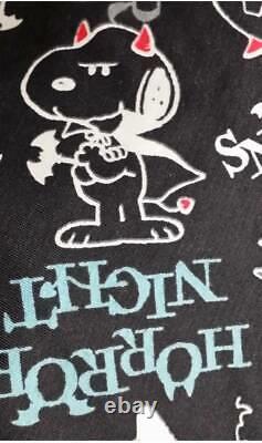 133 Devil Snoopy Charlie Brown Total Pattern T-Shirt Halloween 2020 Usj Limit