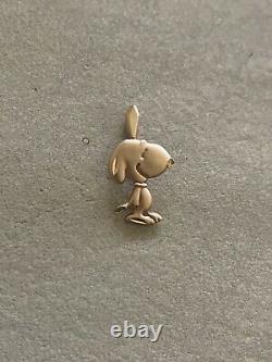 14K Yellow Gold Snoopy from Peanuts Charlie Brown Charm by Michael Anthony
