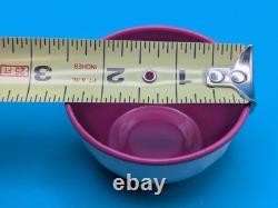 1950-1970 Peanuts Charlie Brown Snoopy Tin Toy Metal 4 Plates 4 Saucers Tray