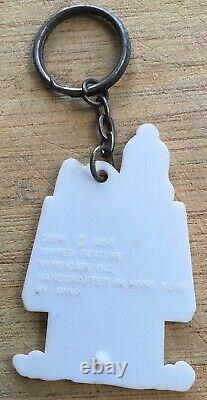 1958 United Features SNOOPY Keychain Charlie Brown AVIVA HAND CRAFTED HONG KONG