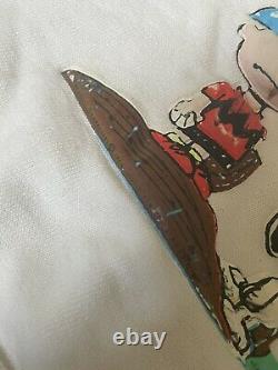 1960s Peanuts Charlie Brown Snoopy Sweatshirt Norwich Vintage Mayo Spruce