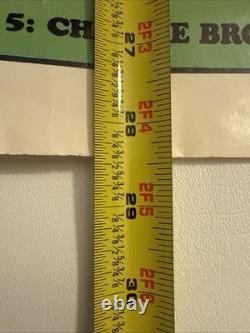 1968 Vintage PEANUTS Poster No. 5 Charlie Brown Snoopy DROOL-BALL Baseball