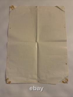 1968 Vintage PEANUTS Poster No. 5 Charlie Brown Snoopy DROOL-BALL Baseball