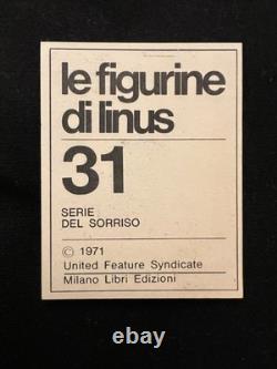 1971 Milano DI Linus #31 Charlie Brown And Snoopy Sgc Total Pop 2