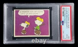 1971 peanuts le figurine linus #84 charlie brown & snoopy baseball rookie PSA 2