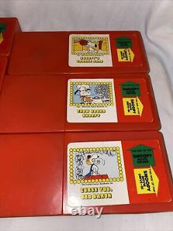1975 Kenner Snoopy & Peanuts Drive-In Movie Theater With 7 Cartridges & Box