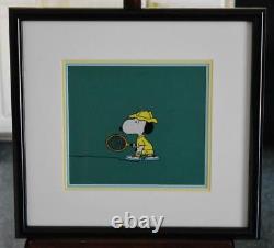 1975 Production Cel Snoopy Tennis Racket From You're A Good Sport Charlie Brown
