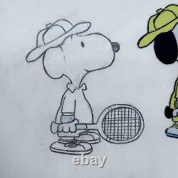 1975 Production Cel Snoopy Tennis Racket From You're A Good Sport Charlie Brown