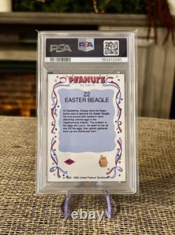 1991 Peanuts Preview PSA 10 Easter Beagle #22 Lucy Snoopy Charlie Brown Holiday