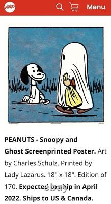 (2) Peanuts Snoopy Great Pumpkin Charlie Brown Halloween Posters ×××/170 MONDO