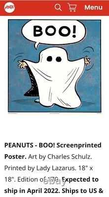 (2) Peanuts Snoopy Great Pumpkin Charlie Brown Halloween Posters ×××/170 MONDO