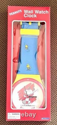 2000 Vintage Snoopy Peanuts Woodstock Charlie Brown Watch Wall Clock Approx 36