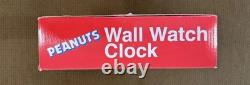 2000 Vintage Snoopy Peanuts Woodstock Charlie Brown Watch Wall Clock Approx 36