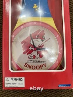 2000 Vintage Snoopy Peanuts Woodstock Charlie Brown Watch Wall Clock Approx 36