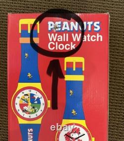 2000 Vintage Snoopy Peanuts Woodstock Charlie Brown Watch Wall Clock Approx 36