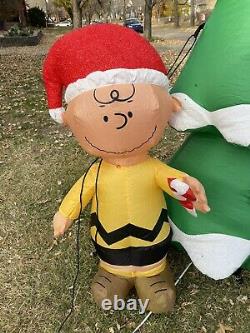 2011 Gemmy Ind. Peanuts Christmas Airblown Inflatable Yard Blow Up