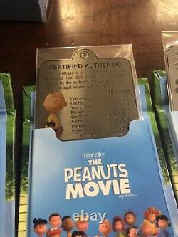 2015 Niue The Peanuts Movie 1 Oz Silver Coin Collection Charlie Brown Snoopy