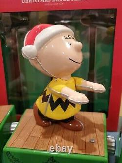 2017 Hallmark Christmas Dance Party Peanuts Snoopy Lights Charlie Brown Set 8