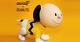 2018 Sdcc Super 7 X Peanuts Snoopy And Charlie Brown Figurines