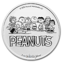 2021 USA Peanuts Charlie Brown & Snoopy Valentines! Silver Colorized Coin