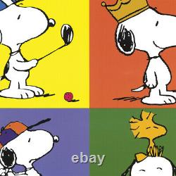 27Wx40H PEANUTS GANG by CHARLES SCHULZ -SNOOPY CHARLIE BROWN LINUS LUCY CANVAS
