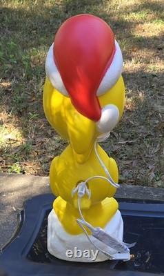 3pc set Blow Mold Peanuts Christmas Yard Decor Charlie Brown Woodstock Lucy 22