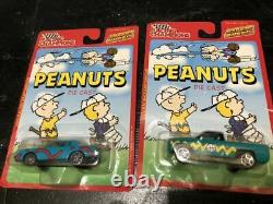 4-Car Set Snoopy Peanut Charlie Brown Linus Sari Peanuts