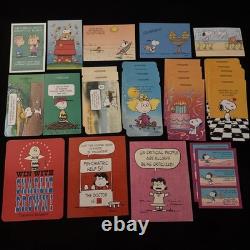 45 POSTCARD Charles Schulz PEANUTS Snoopy CHARLIE BROWN Some XL Posted/ Unposted