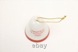 70s Determined Snoopy Christmas Bell Ornament Charlie Brown Lucy Sally 14152