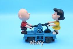 90s Lionel Charlie brown Lucy HANDCAR Vintage Snoopy Charlie Brown Luc