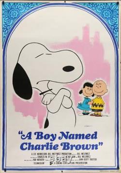 A BOY NAMED CHARLIE BROWN Italian US movie poster 38x55 SNOOPY SCHULZ 1970 RARE