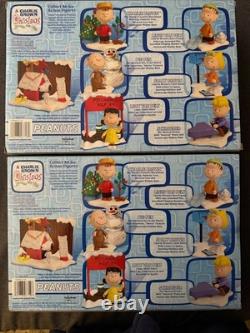 A CHARLIE BROWN CHRISTMAS Memory lane 6 Figures + Snoopy's doghouse