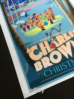 A Charlie Brown Christmas Laurent Durieux Peanuts Snoopy (variant) Print! $325