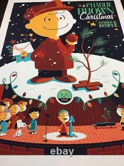 A Charlie Brown Christmas Whalen Signed Peanuts Snoopy LIM Edn Print! $185