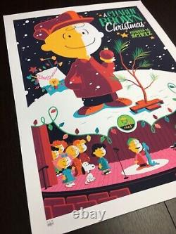 A Charlie Brown Christmas Whalen Signed Peanuts Snoopy LIM Edn Var Print $210