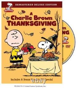 A Charlie Brown Thanksgiving (Remastered Deluxe Edition) DVD By Various GOOD