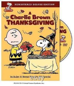 A Charlie Brown Thanksgiving (Remastered Deluxe Edition) DVD By Various GOOD