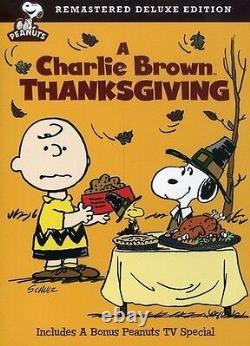 A Charlie Brown Thanksgiving (Remastered Deluxe Edition) DVD By Various GOOD