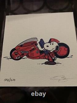 Akira 1 SNOOPY Peanuts Charlie Brown 5x5 SIGNED /210 Art Print Raid71