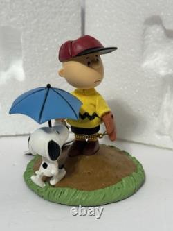 Ashton Drake Peanuts Snoopy April Figurine #4 Rain Delay Charlie Brown A1702