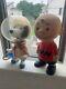 Astronaut Snoopy 1969 First Model Nasa & Charlie Brown 1958 Set Of 2 Vintage