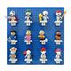 Banbao Peanuts Gang Snoopy 12 Minifigures Minifig Building Block Set