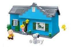 BanBao Snoopy Charlie Brown House Building Block Set 484 PCS Peanuts Collection