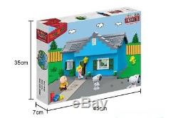 BanBao Snoopy Charlie Brown House Building Block Set 484 PCS Peanuts Collection