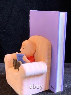 Big Lot Of Peanuts Snoopy Figurine Books Book Ends DVD Puzzles Cards Collection