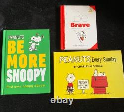 Big Lot Of Peanuts Snoopy Figurine Books Book Ends DVD Puzzles Cards Collection