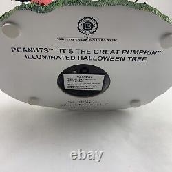 Bradford Exchange Peanuts It's The Great Pumpkin Charlie Brown LED Illuminated