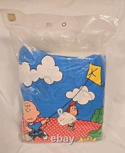 Bucilla Kit PEANUTS Snoopy Charlie Brown Crib Quilt 48826