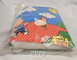Bucilla Kit PEANUTS Snoopy Charlie Brown Crib Quilt 48826